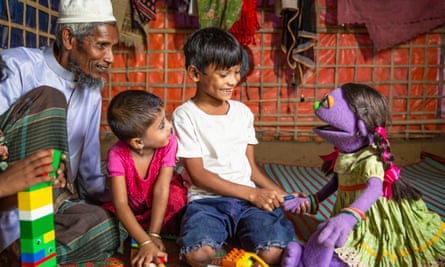 The Muppet twins will join regular Sesame Street characters in refugee camp videos
