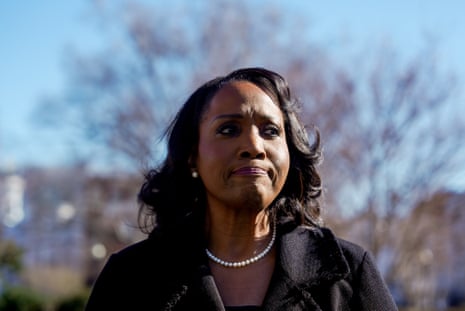 Lisa Cook, governor of the US Federal Reserve, outside the US Supreme Court in Washington, DC, US, on Wednesday, Jan. 21, 2026.