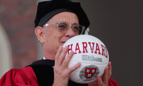 ‘Truth is sacred’: Tom Hanks gives keynote speech and receives honorary degree from Harvard
