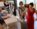 A citizen casts her ballot at a polling station in Bern, on 14 June 2026 as Swiss vote on a divisive anti-immigration proposal to cap the country's population.