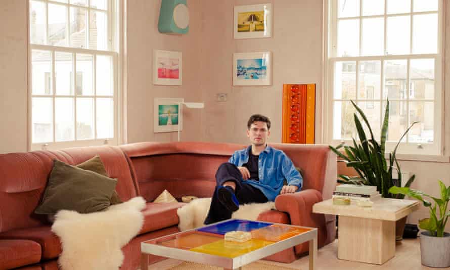 Designer in the house … Alex Holloway at his home in north London.