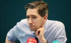 Minister for health, Simon Harris, during a press conference at the Department of Health in Dublin to speak about mental health supports during the Covid-19 outbreak
