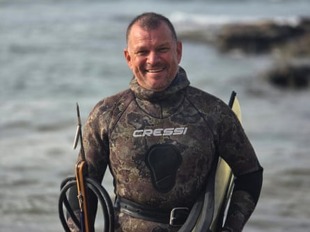 Local diver Darren Bissett.