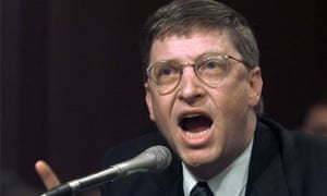 Bill Gates testifies on Capitol Hill, 3 March 1998.
