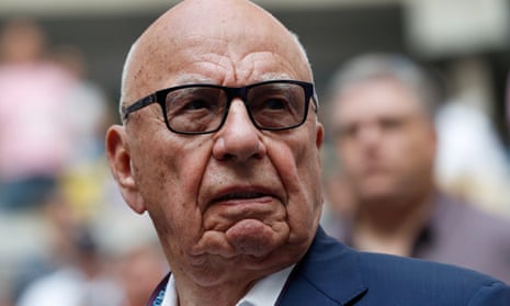 Rupert Murdoch pictured in 2017