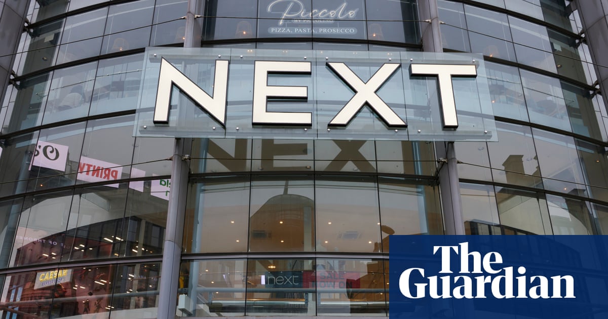 Next shares slide as retailer warns on weak UK growth and jobs