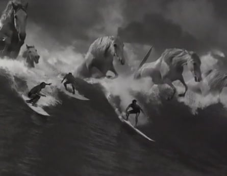 Tick followed tock … 1999’s Guinness surfers.