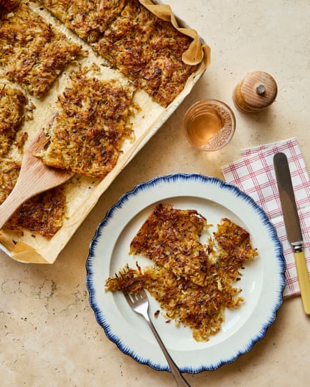 Sabrina Ghayour’s traybaked ludicrously good latkes.