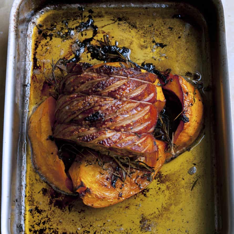 Nigel Slater’s pork and pumpkin.