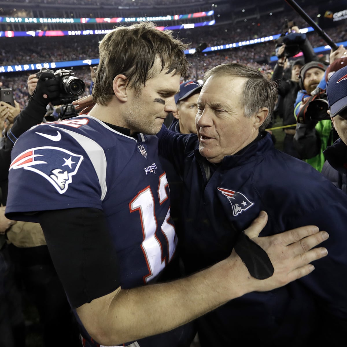 Belichick Hails Exceptional Brady As Qb Leaves Patriots After 20 Years And Six Titles Tom Brady The Guardian