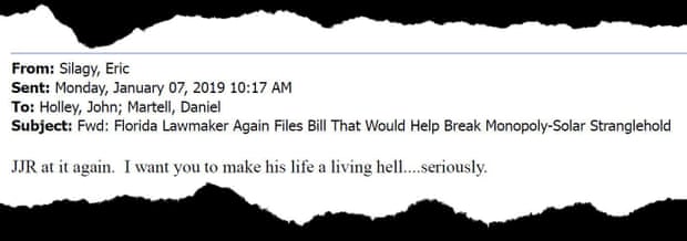 A screenshot of an email