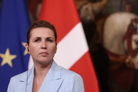 The Danish prime minister, Mette Frederiksen.