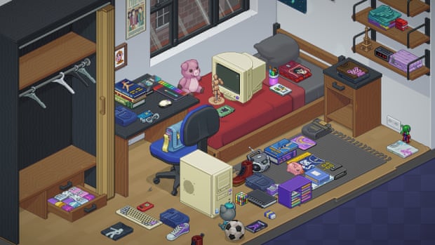 غرفة من لعبة Unpacking ، وهي لعبة فيديو من مطورين Witch Beam في بريسبان.