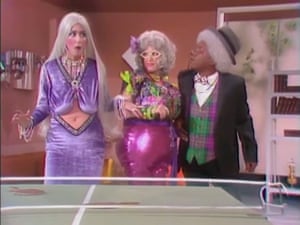 Cher gets her crystal ball out for a 1975 TV special, she teams up with Bette Midler, Flip Wilson and Elton John. The four play themselves in 50 years time (2025) in a comedy sketch called, Final Curtain, Rest Home For Aged Performers.