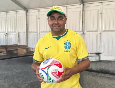 Angi was born into a family of Brazil fans in Kolkata.