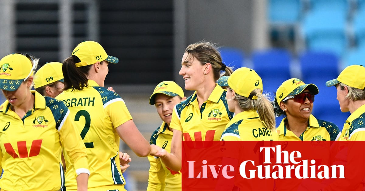 Australia v India: third women’s one-day cricket international – live