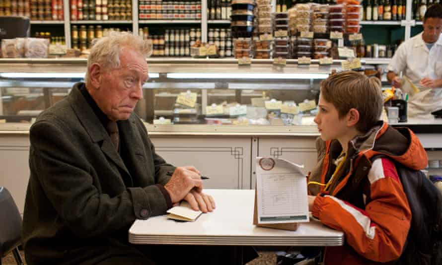 Thomas Horn, right, with Max Von Sydow in Extremely Loud and Incredibly Close.