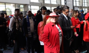 Trump supporters at a rally in Atlanta