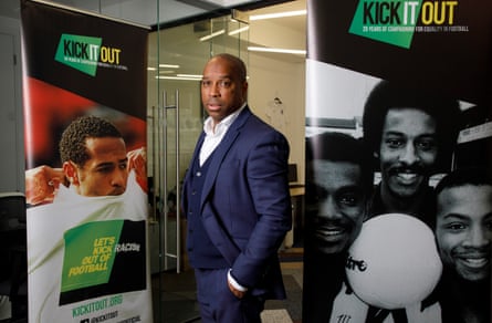 Troy Townsend, Kick It Out’s development officer and the father of Andros Townsend.