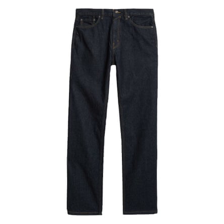 M&S dark indigo straight jeans