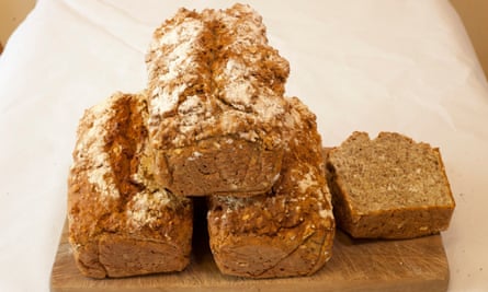 ‘Served with generous wedges of yellow butter’: soda bread.
