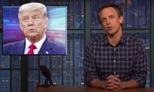 Seth Meyers on the Trump campaign’s ‘election defense’ fund: ‘You have to at least give Trump credit for consistency – everything he does is a scam and this one is no different.’
