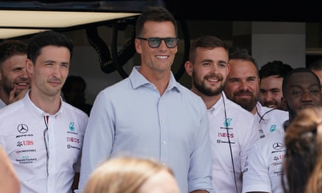 Tom Brady, pictured at last week’s Miami F1 GP, has the star power that advertisters love