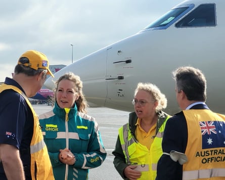 Australian officials in the Netherlands.