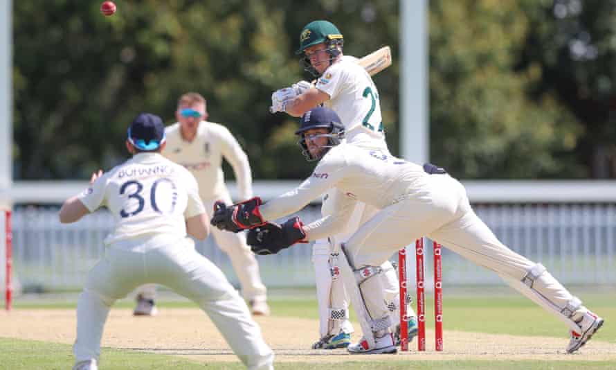 Ben Foakes keeps wicket for England Lions against Australia A