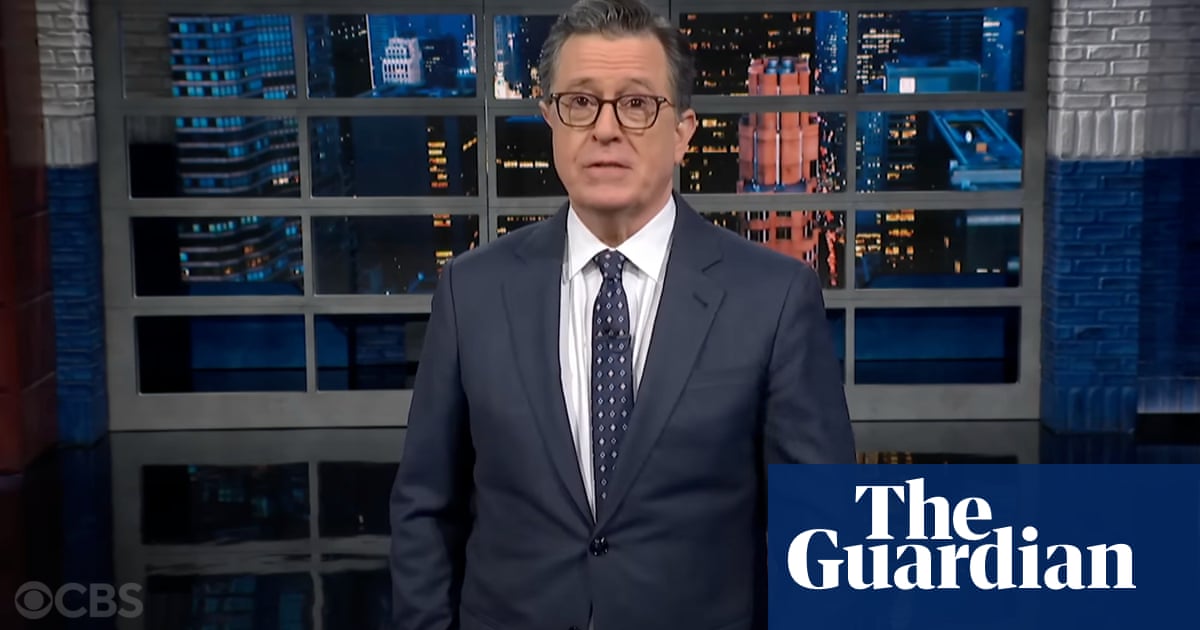 Stephen Colbert sobre Elon Musk: ‘Un donante no electo dirigiendo un escuadrón de empleados no autorizado’ | Resumen de la televisión nocturna Stephen Colbert sobre Elon Musk: ‘Un donante no electo dirigiendo un escuadrón de empleados no autorizado’ | Resumen de la televisión nocturna