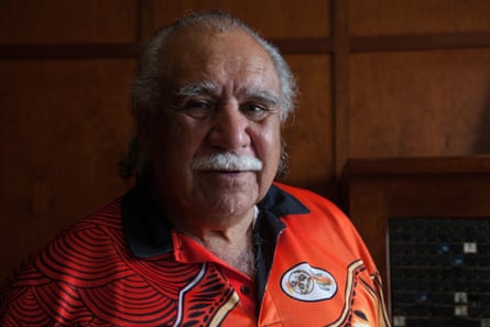 Aboriginal Tent Embassy founder, Michael Ghillar Anderson, has been marching on Anzac Day in the ACT to commemorate the frontier wars for the past 12 years.
