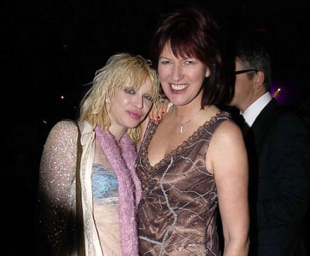 With Courtney Love in 2003.