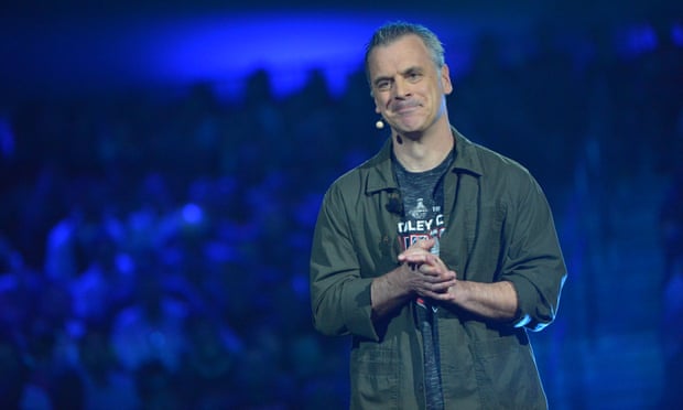 Pete Hines speaks at Bethesda Softworks’ E3 Showcase in LA