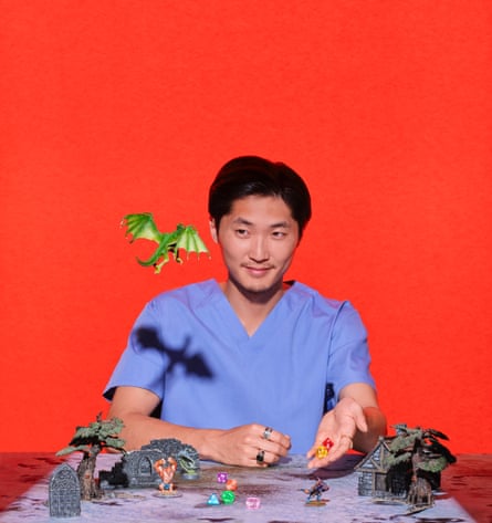 Man playing Dungeons and Dragons