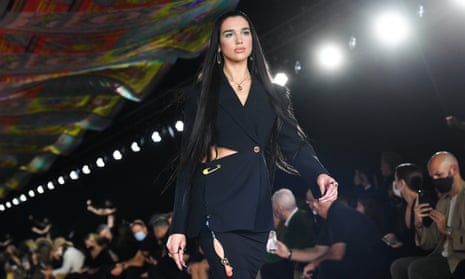Dua Lipa Made Her Runway Debut For Versace