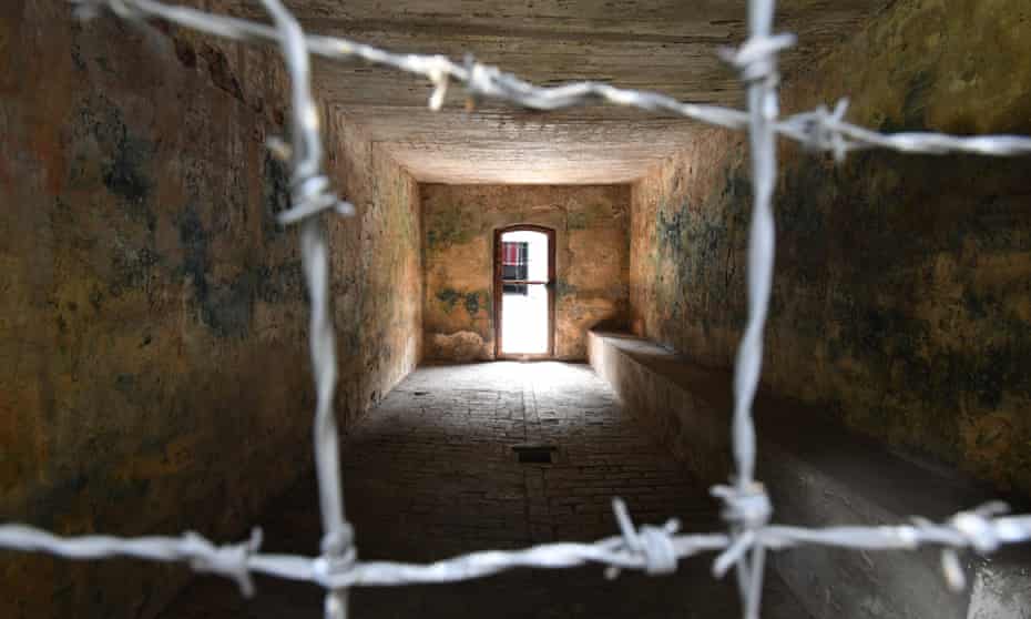 A former gas chamber at Stutthof concentration camp east of Gdańsk, in Poland. 