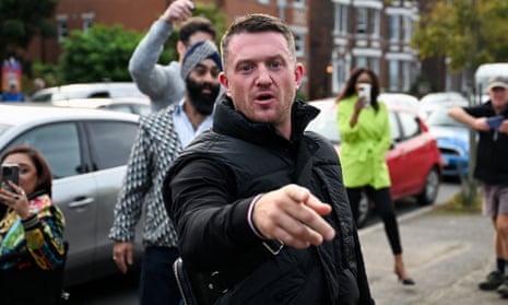 Tommy Robinson charged with phone offence under Terrorism Act – as it happened | UK news | The Guardian