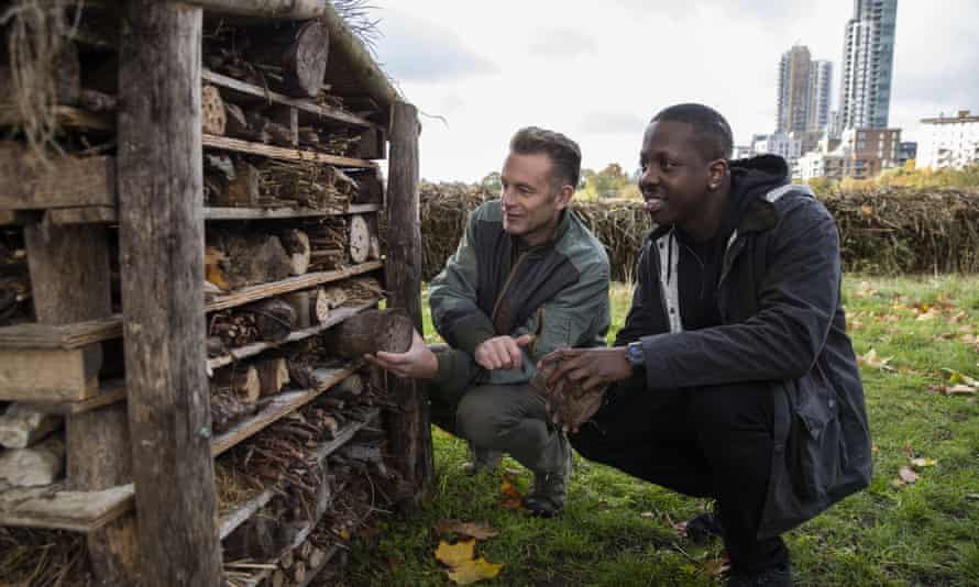 Chris Packham and Jamal Edwards, who joined forces to promote wildlife conservation.