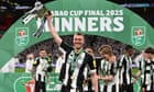 Dan Burn's odyssey grants Newcastle their own special slice of football history | Barney Ronay