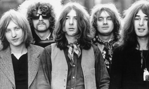 Mott the Hoople: Dale ‘Buffin’ Griffin, Ian Hunter, Mick Ralphs, Verden Allen and Pete ‘Overend’ Watts.