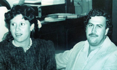 Victoria Henao and her husband Pablo Escobar in 1983 when Escobar was a member of the Colombian congress.