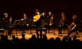 Sean Shibe plays the lute with the Dunedin Consort.