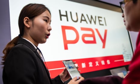 The new Huawei smartphone pay service launched in Beijing