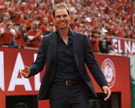 Emotional' Nadal honoured with Roland Garros farewell ceremony | Rafael Nadal | The Guardian