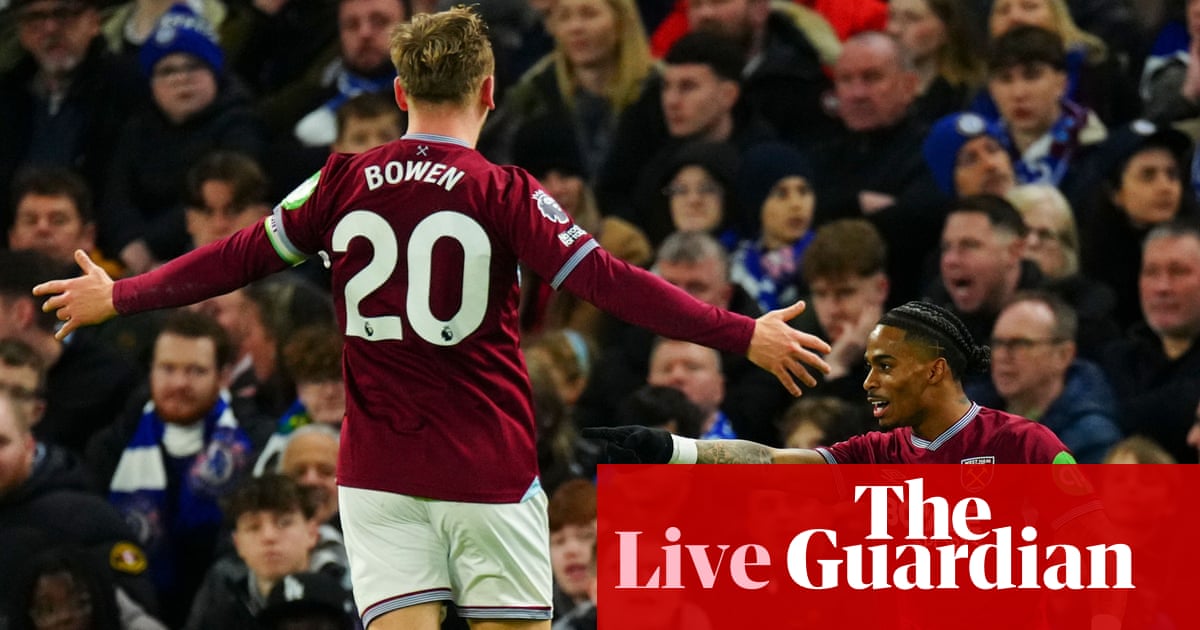 Chelsea v West Ham United: Premier League – live