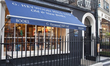 Heywood Hill bookshop in Mayfair