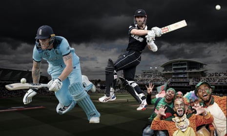 The ball hits Ben Stokes’ bat in the final, New Zealand’s Kane Williamson and Bangladesh fans