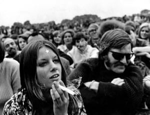 Legalise cannabis rally in Hyde Park, London, 16 July 1967