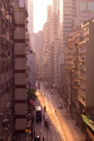 Hong Kong at dusk by Jennifer Cauli,