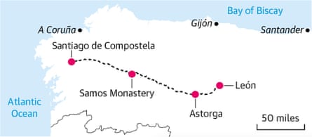 Camino map